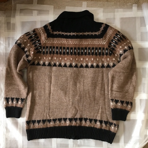 NWOT Alpaca Connection Button Up Cardigan Sweater Fair Isles. - Picture 6 of 6